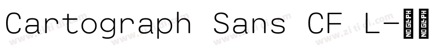 Cartograph Sans CF L字体转换